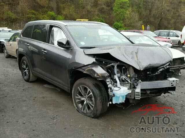 TOYOTA HIGHLANDER 2016 - 5TDKKRFH3GS130172