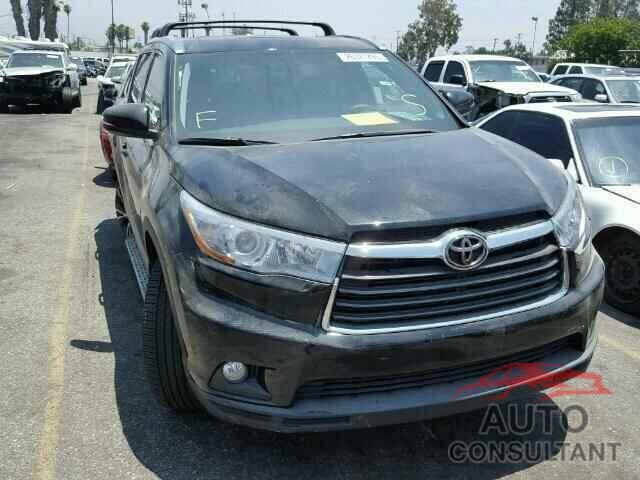 TOYOTA HIGHLANDER 2016 - 5TDJKRFH8GS249508