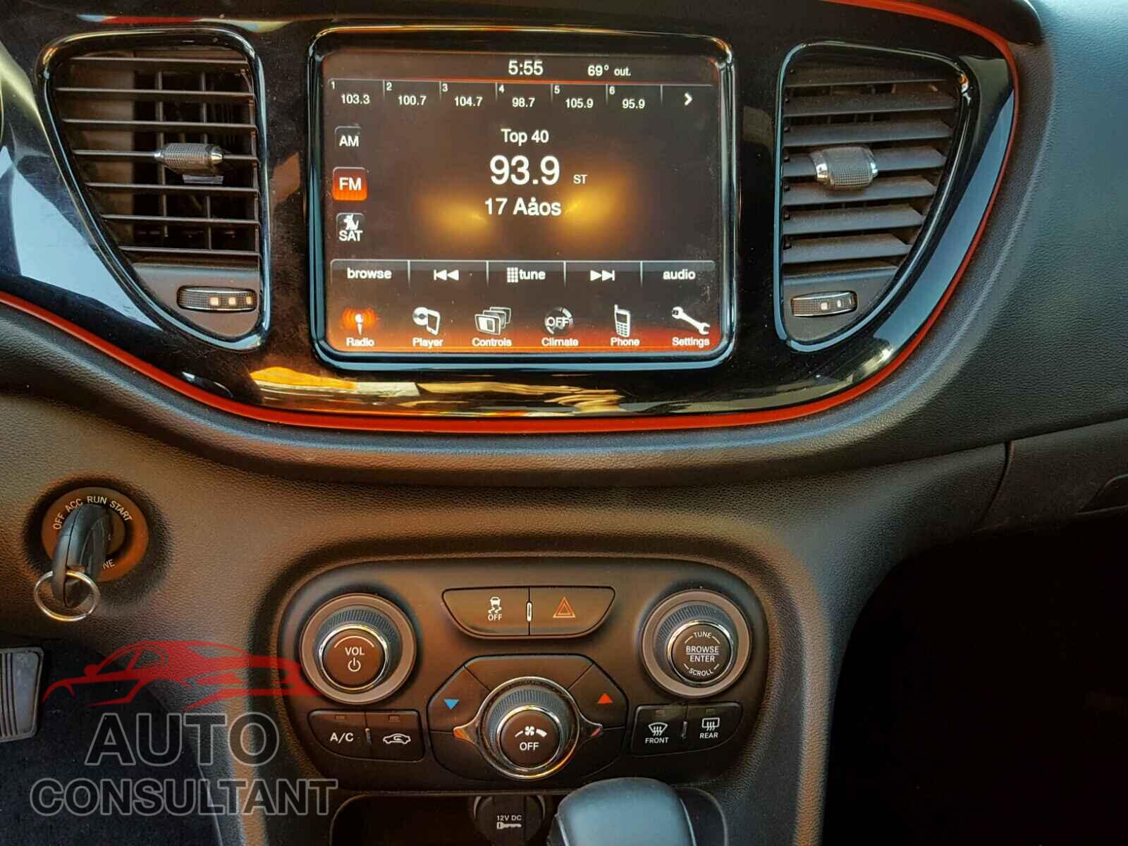 DODGE DART 2015 - 1C3CDFBB9FD421689