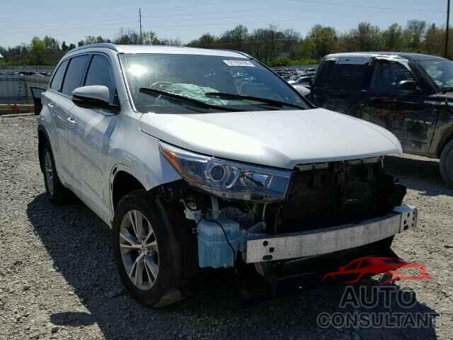 TOYOTA HIGHLANDER 2015 - 5TDJKRFH8FS096532