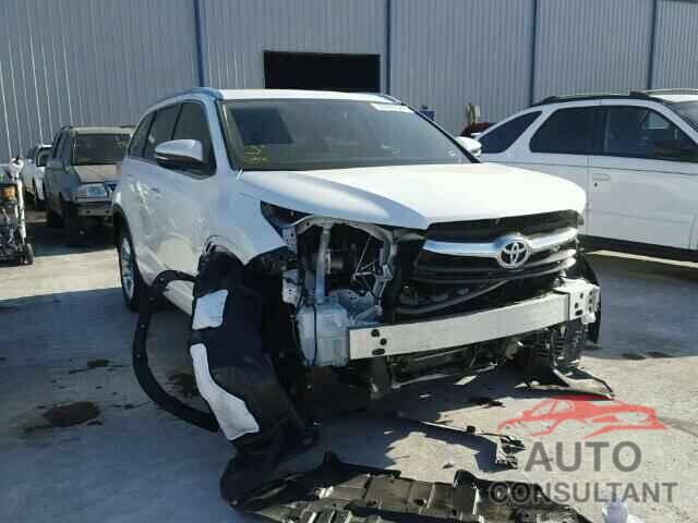 TOYOTA HIGHLANDER 2016 - 5TDYKRFH6GS182227