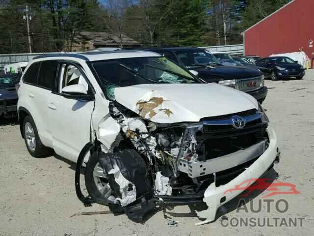 TOYOTA HIGHLANDER 2016 - 5TDDKRFH1GS251162