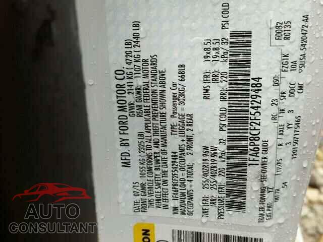 FORD MUSTANG 2015 - 1FA6P8CF2F5429484