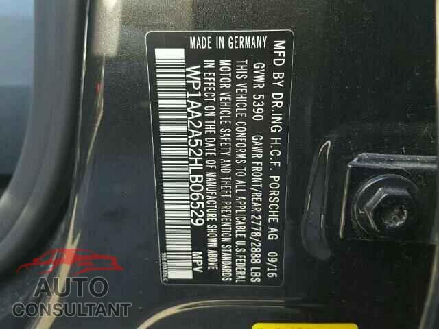 PORSCHE MACAN 2017 - WP1AA2A52HLB06529