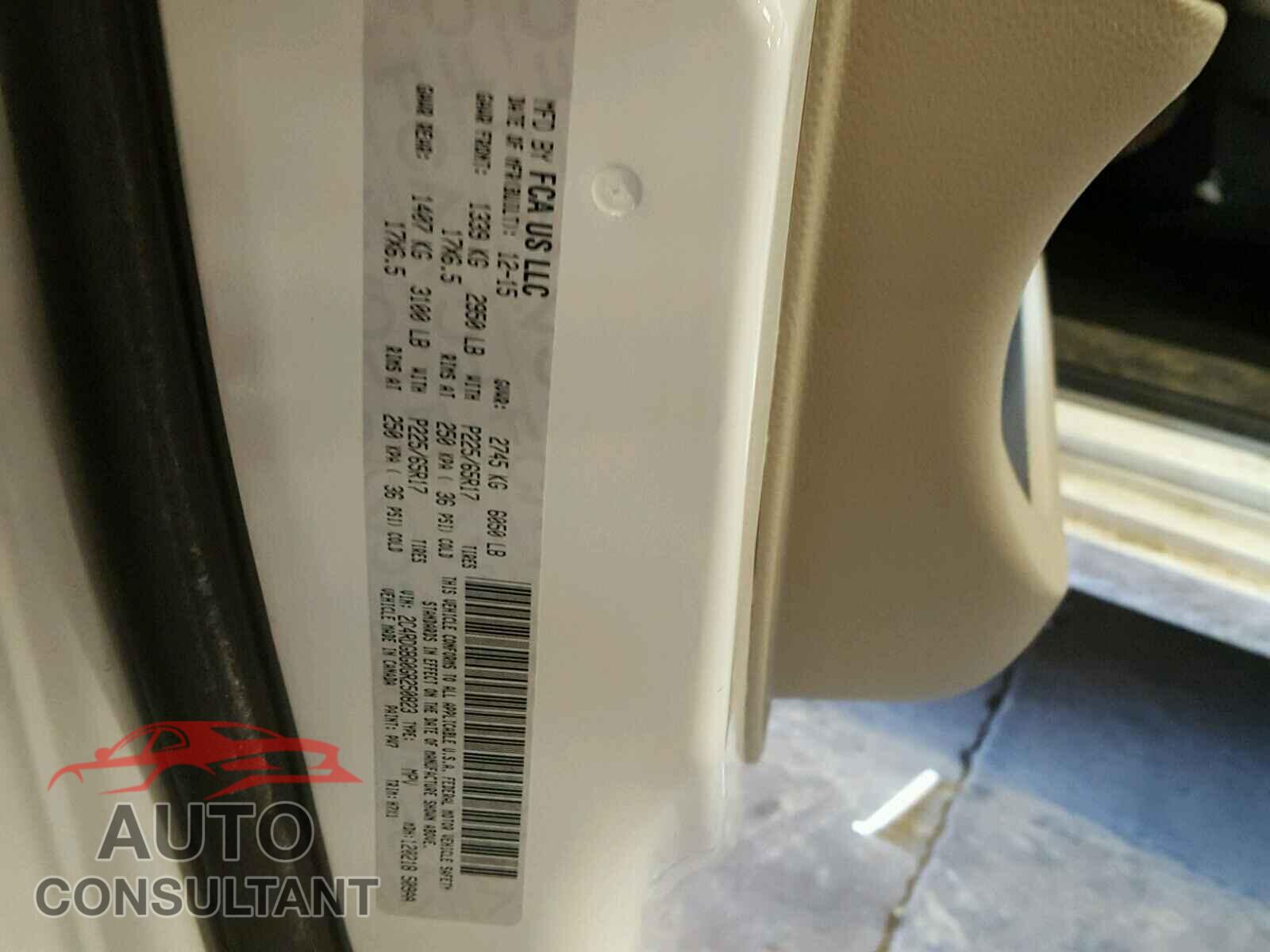 DODGE CARAVAN 2016 - 2C4RDGBG0GR250823