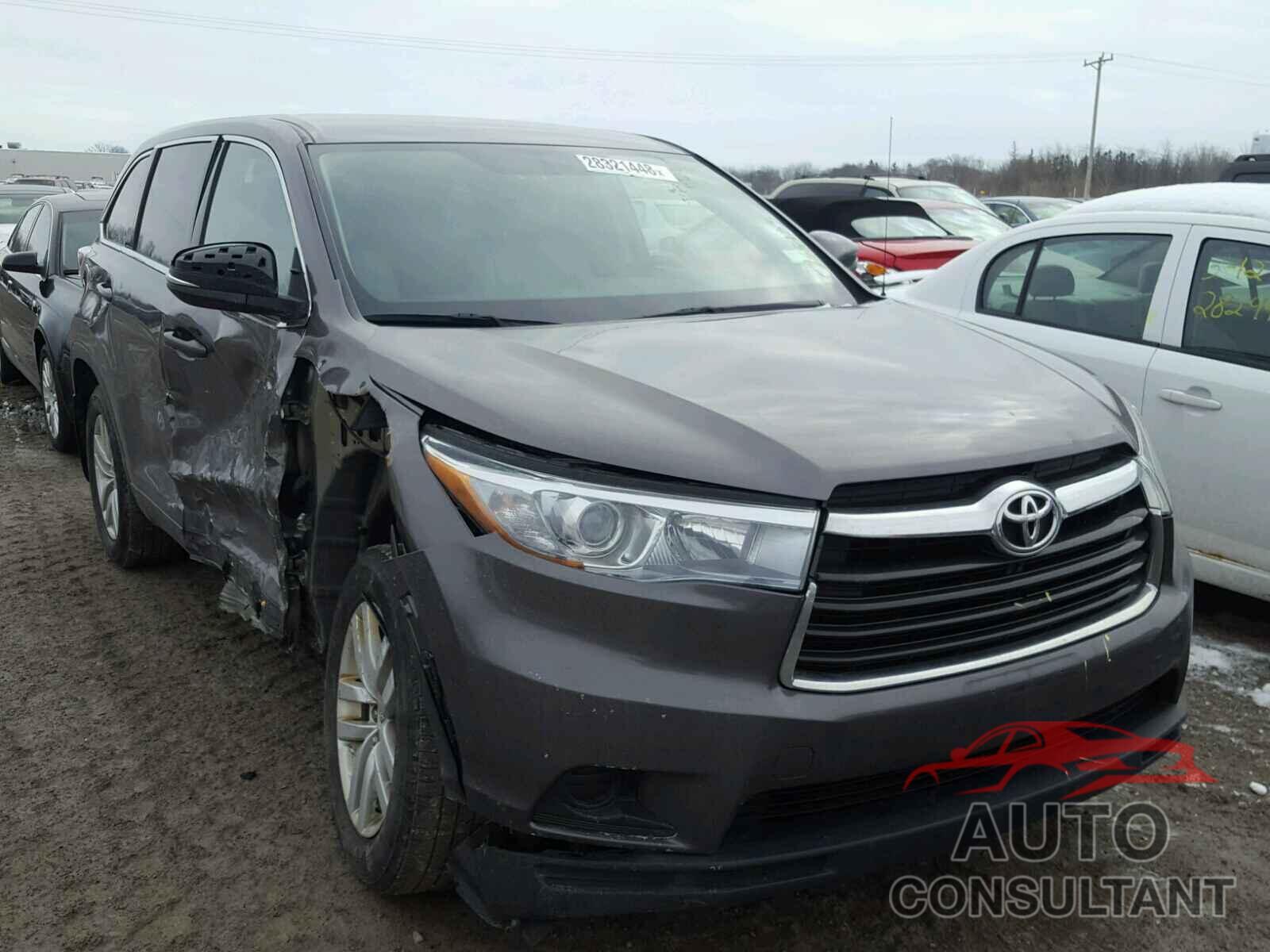 TOYOTA HIGHLANDER 2015 - 5TDBKRFH9FS108160