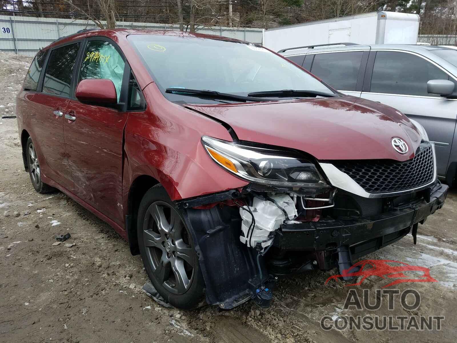 TOYOTA SIENNA 2017 - 5TDXZ3DC9HS811637