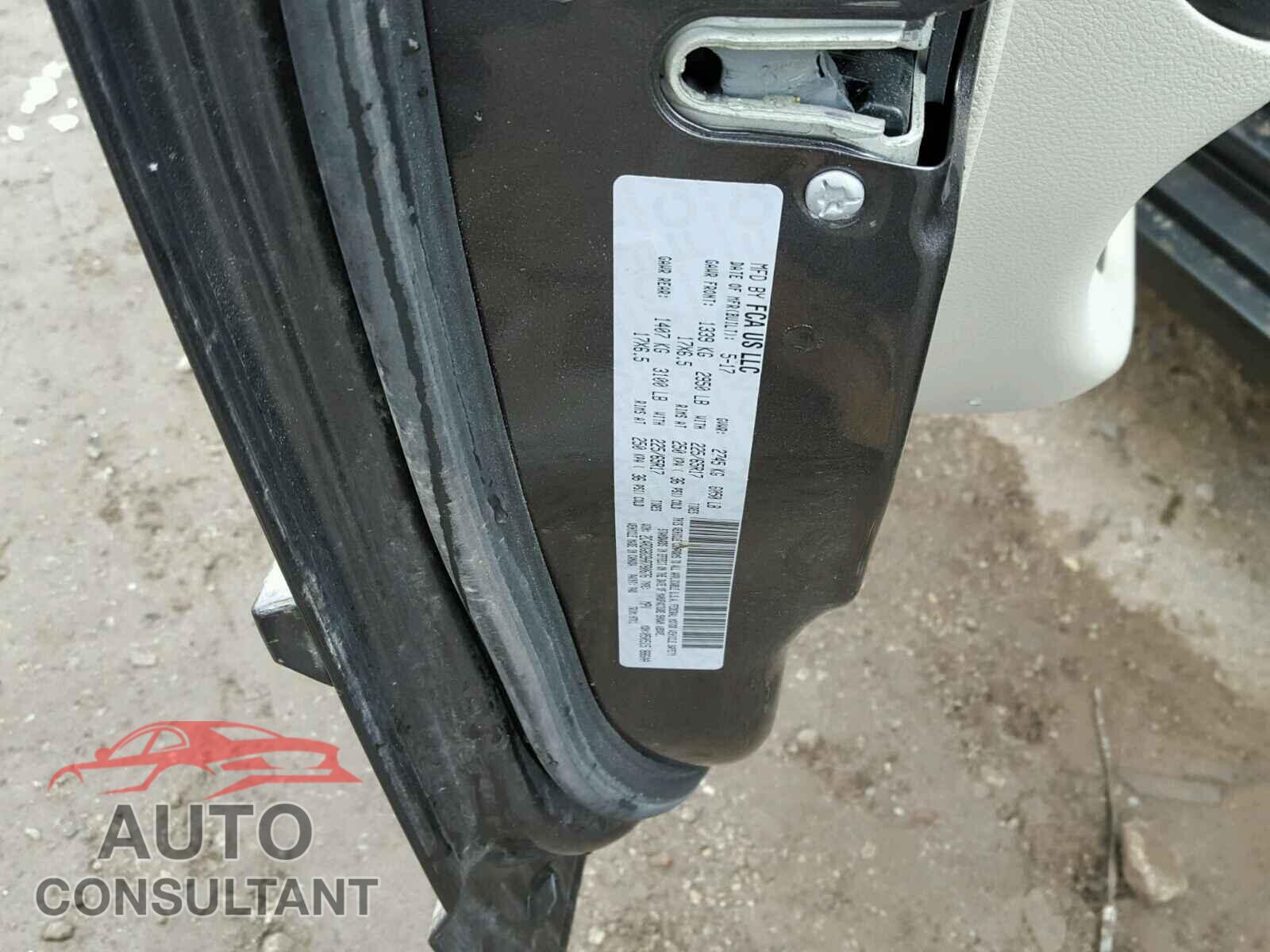 DODGE CARAVAN 2017 - 2C4RDGBG9HR780676