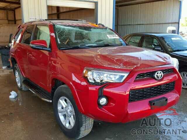 TOYOTA 4RUNNER 2016 - JTEZU5JR3G5114685