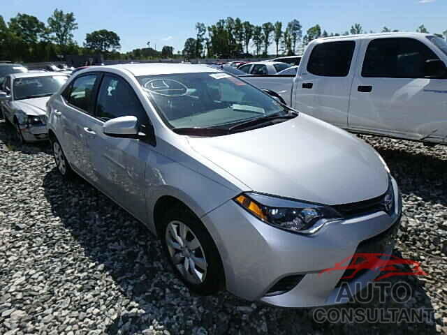 TOYOTA COROLLA 2015 - 2T1BURHE1FC349569