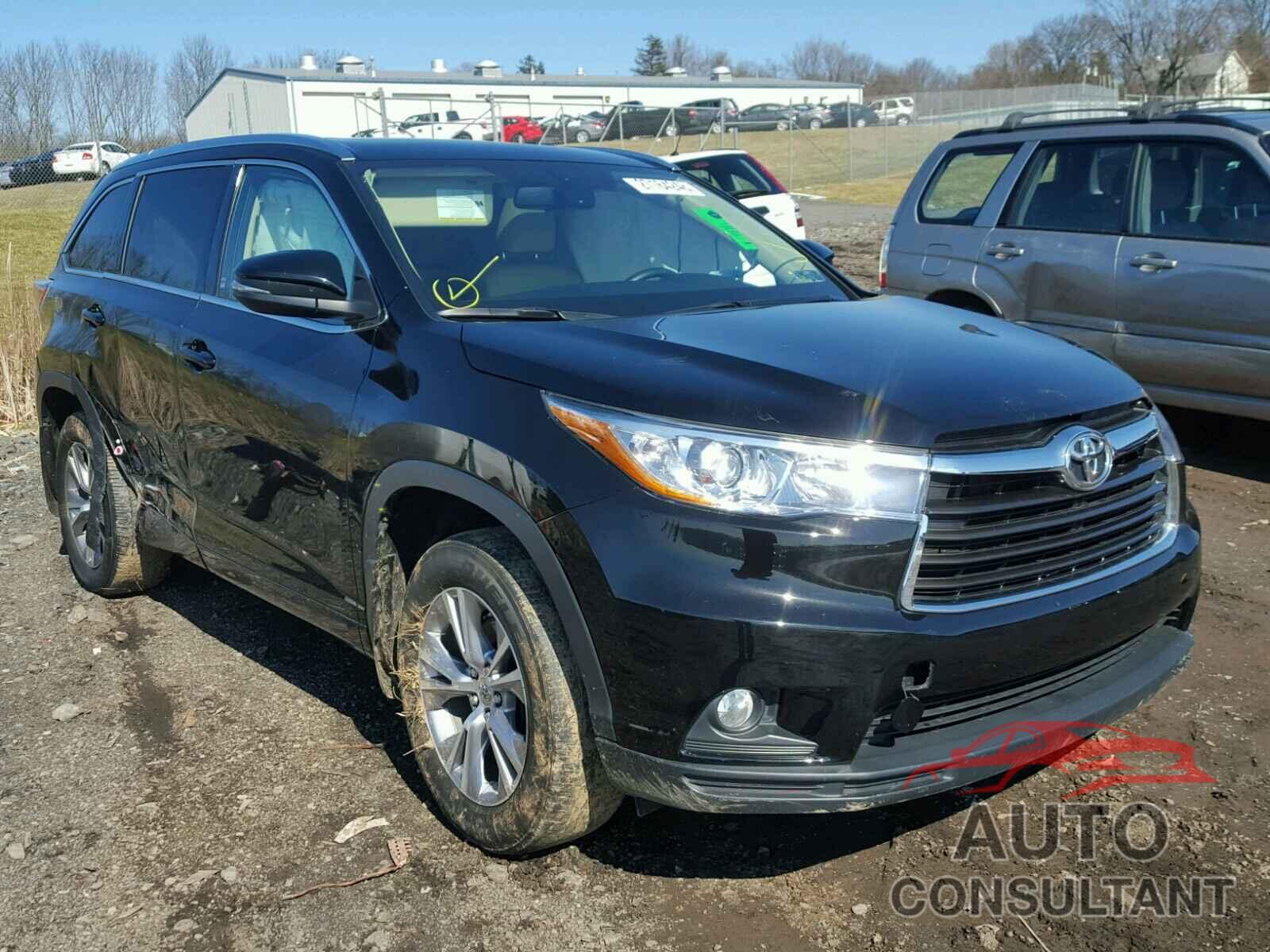 TOYOTA HIGHLANDER 2015 - 5TDJKRFH1FS163147