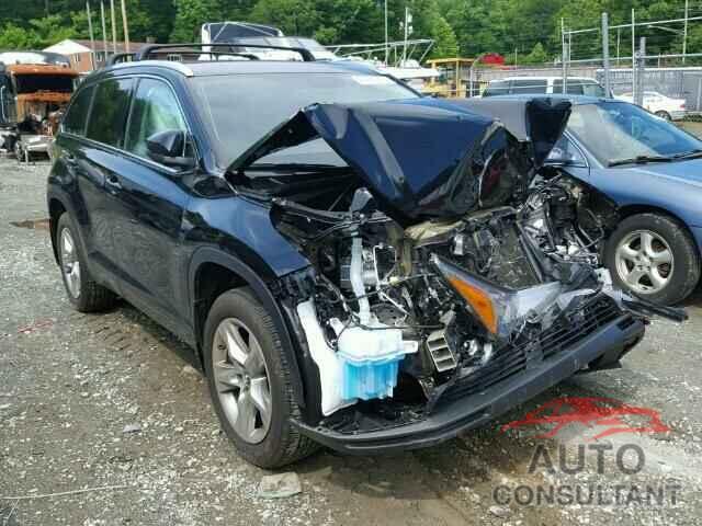 TOYOTA HIGHLANDER 2016 - 5TDDKRFH6GS244904