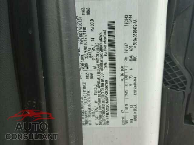 FORD TRANSIT CO 2015 - 1FBAX2CMXFKB09769