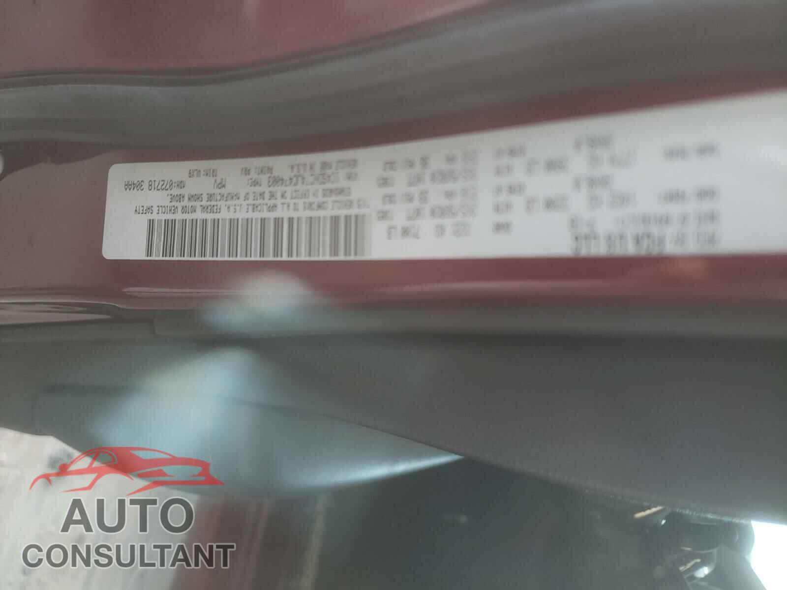 DODGE DURANGO 2018 - 1C4SDHCT4JC474003
