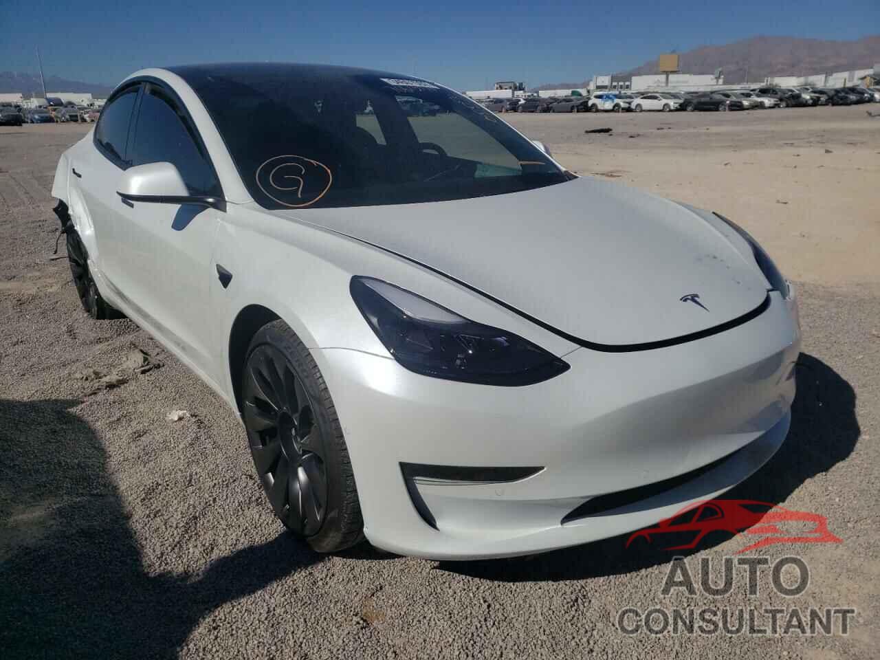 TESLA MODEL 3 2021 - 5YJ3E1EC0MF001597