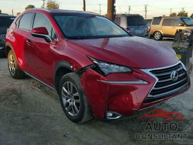 LEXUS NX 2016 - JTJBJRBZ2G2031767