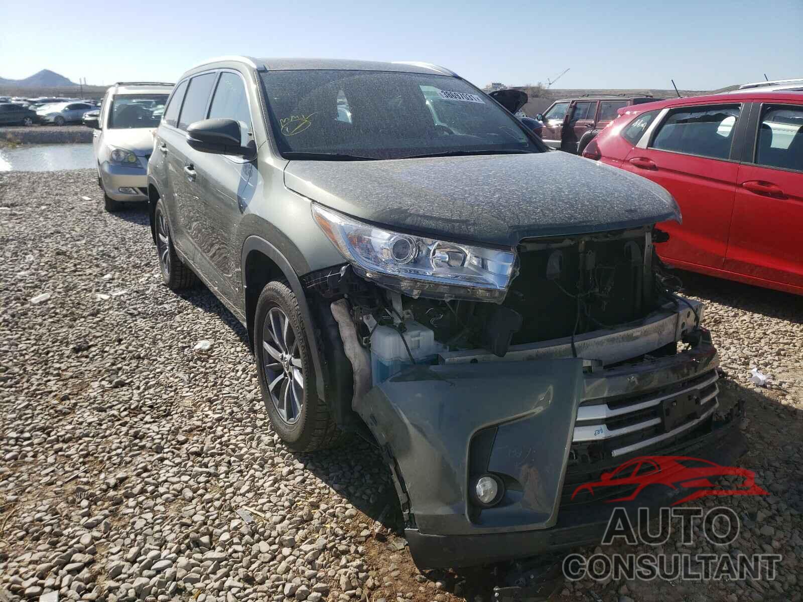 TOYOTA HIGHLANDER 2017 - 5TDJZRFH1HS387341