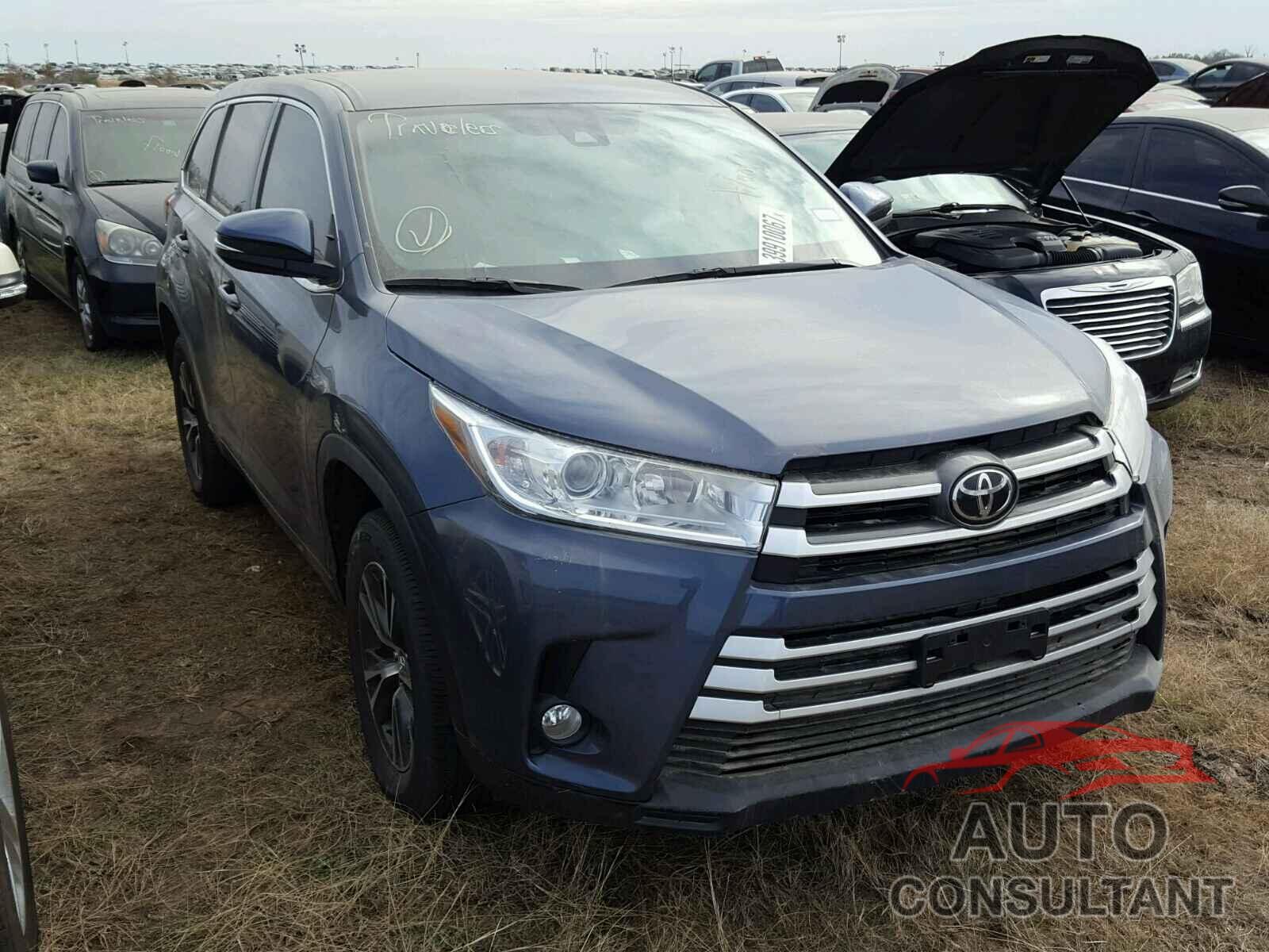 TOYOTA HIGHLANDER 2017 - 5TDZZRFH0HS207446