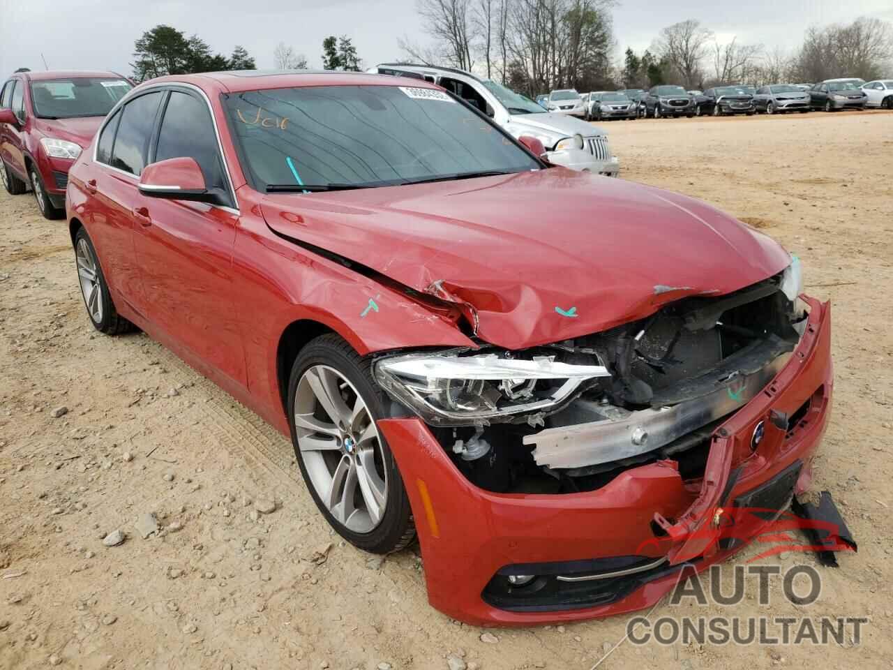 BMW 3 SERIES 2017 - WBA8D9G51HNU59787