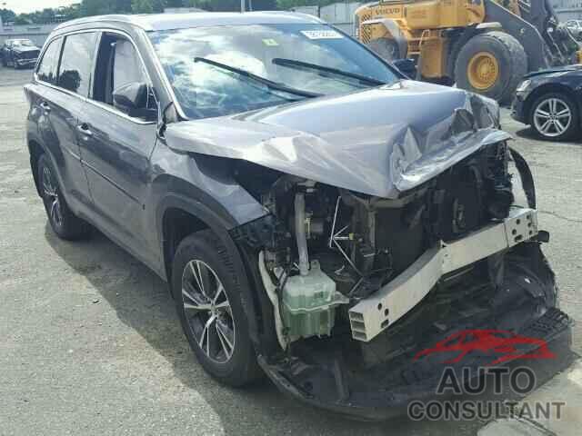 TOYOTA HIGHLANDER 2016 - 5TDJKRFH0GS312939