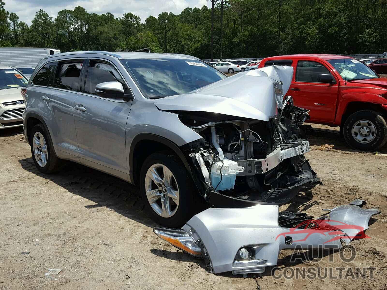TOYOTA HIGHLANDER 2016 - 5TDYKRFH4GS171954