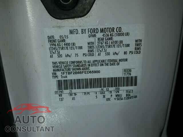 FORD F250 2015 - 1FTBF2B66FED65900