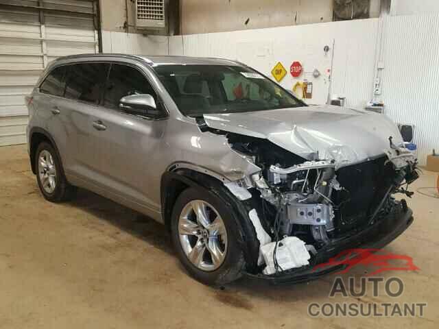 TOYOTA HIGHLANDER 2016 - 5TDDKRFH6GS260116