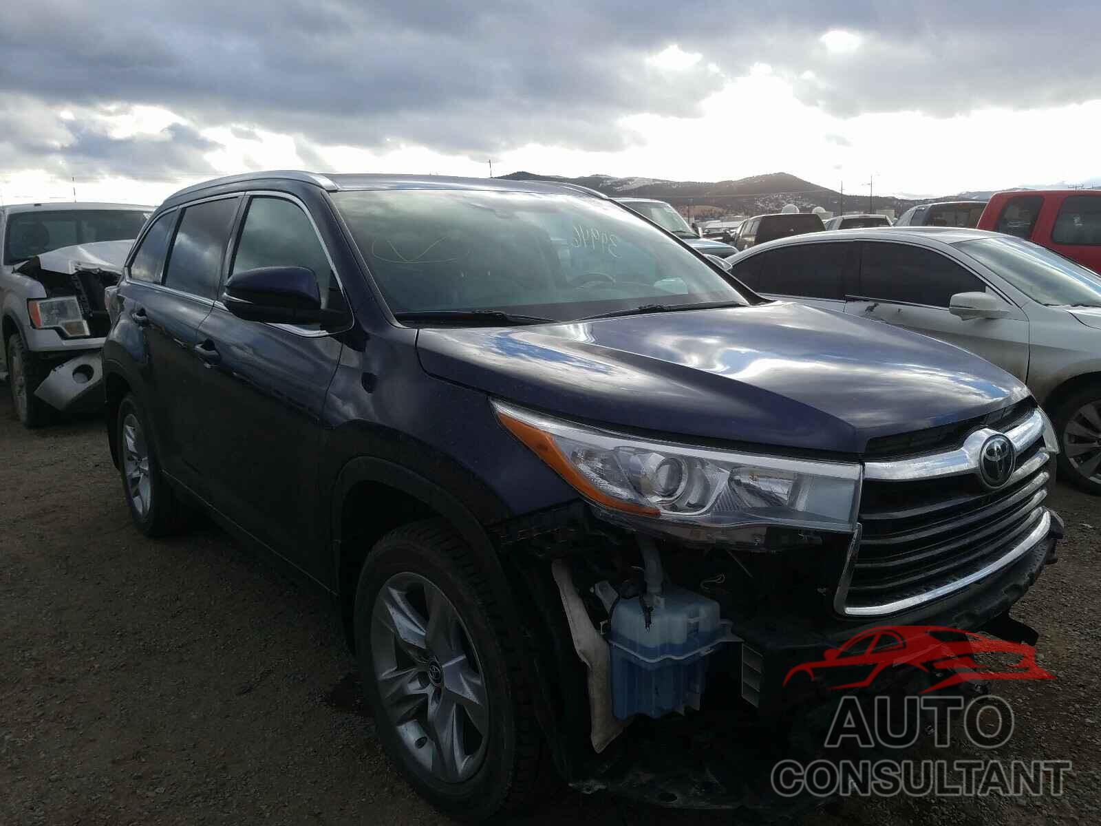 TOYOTA HIGHLANDER 2016 - 5TDDKRFH9GS271515