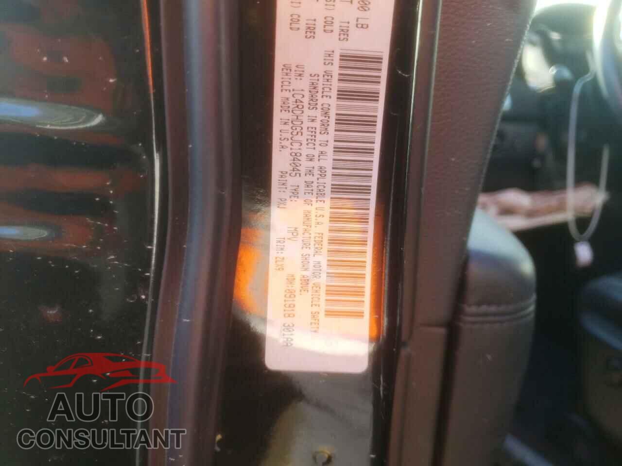 DODGE DURANGO 2018 - 1C4RDHDG5JC184045