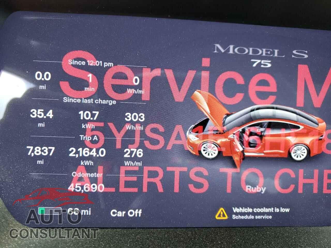 TESLA MODEL S 2017 - 5YJSA1E16HF182233
