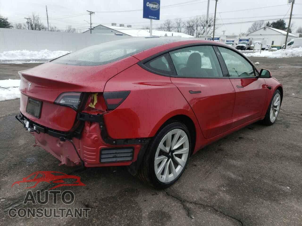 TESLA MODEL 3 2022 - 5YJ3E1EA3NF186325