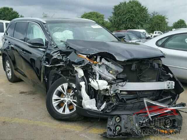 TOYOTA HIGHLANDER 2015 - 5TDJKRFH5FS180985