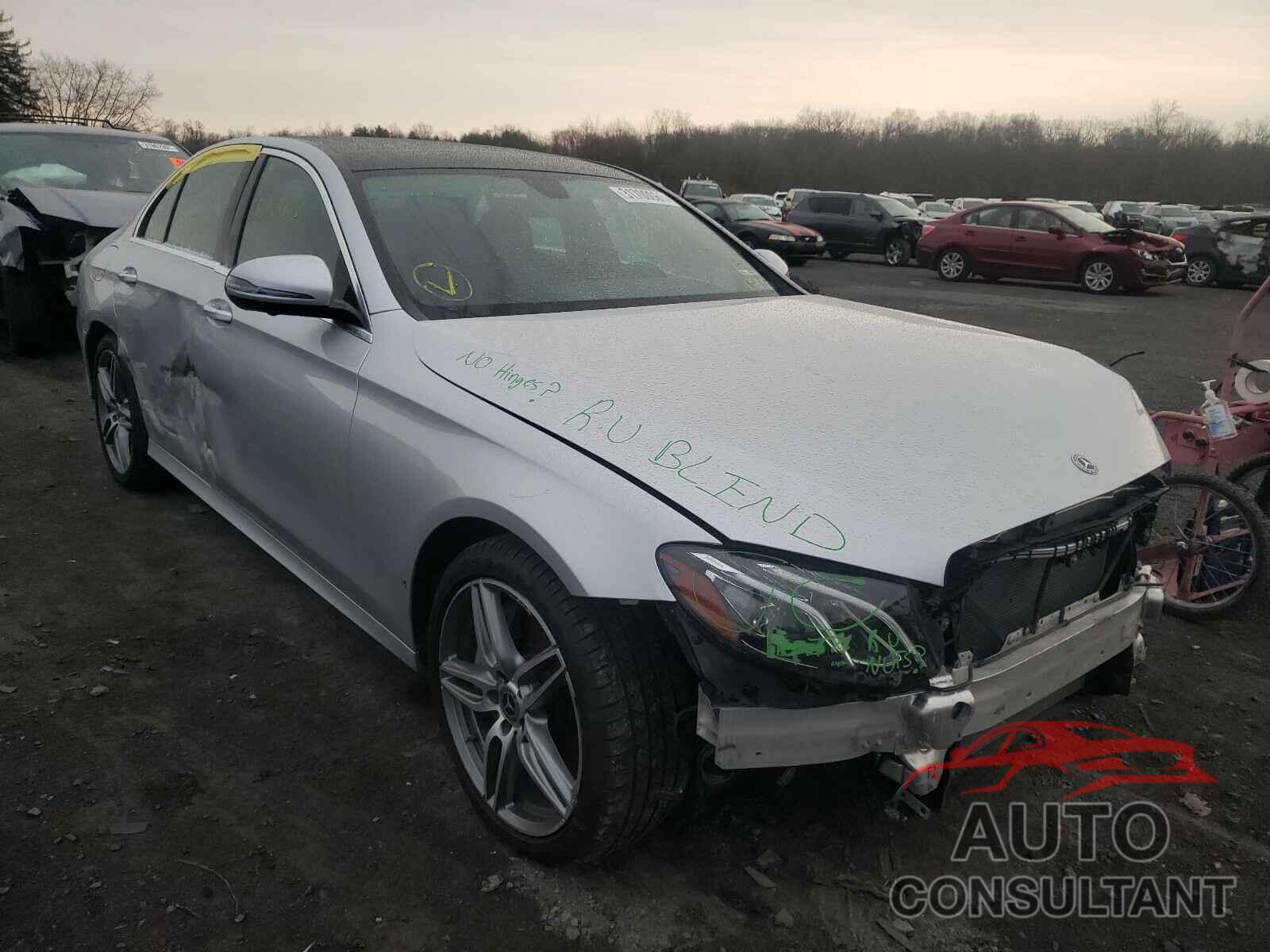 MERCEDES-BENZ E CLASS 2019 - WDDZF4KB6KA584600