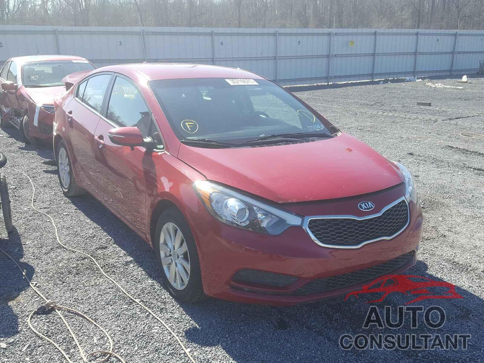 KIA FORTE 2016 - KNAFX4A61G5477143