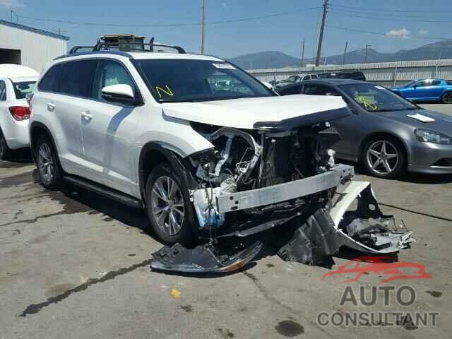 TOYOTA HIGHLANDER 2015 - 5TDJKRFH3FS221307