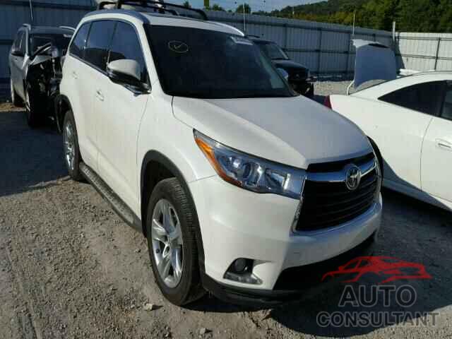 TOYOTA HIGHLANDER 2015 - 5TDDKRFHXFS207059