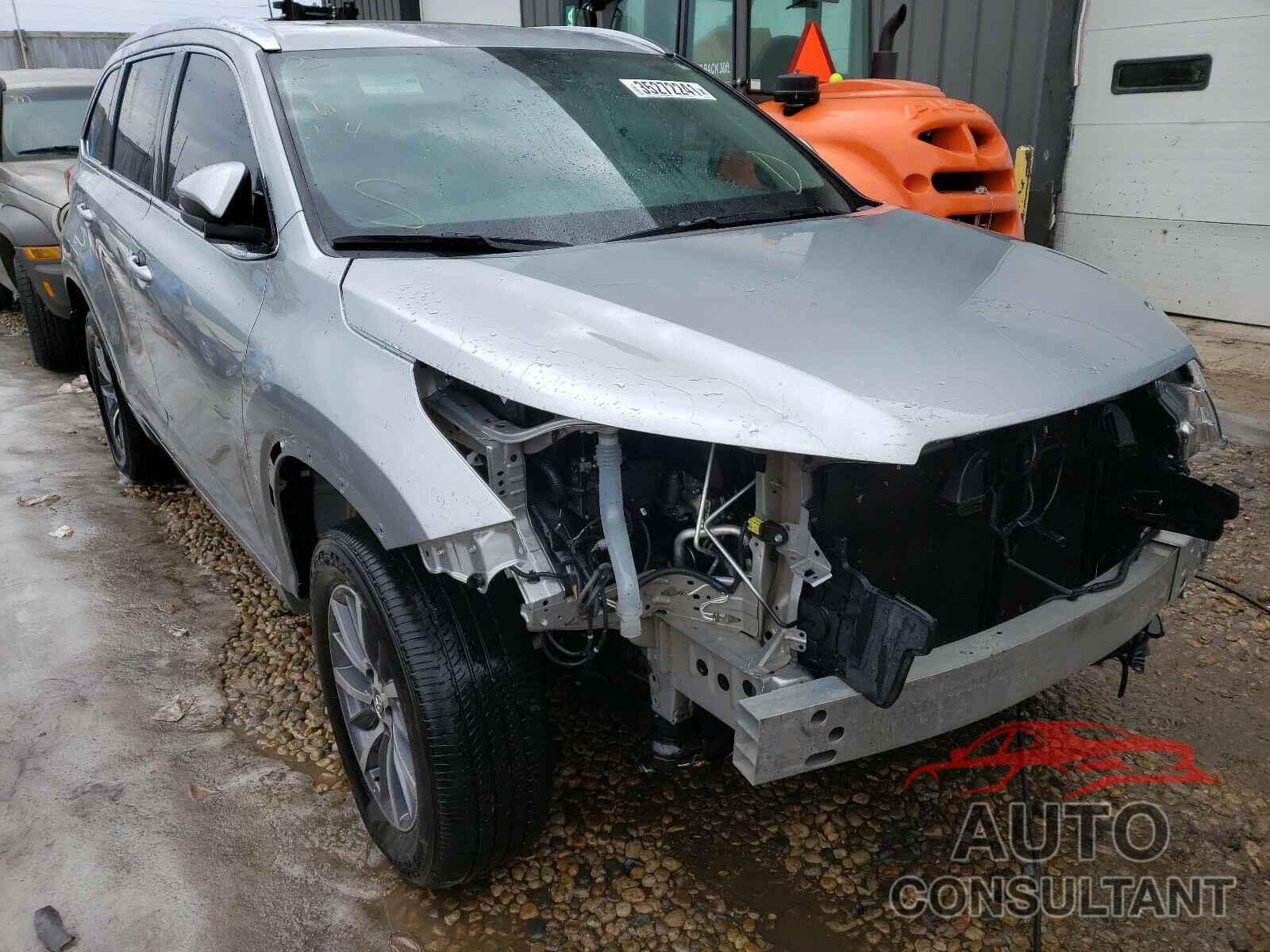 TOYOTA HIGHLANDER 2018 - 5TDJZRFH5JS800299