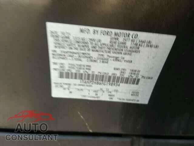 FORD TAURUS 2015 - 1FAHP2H86FG198934