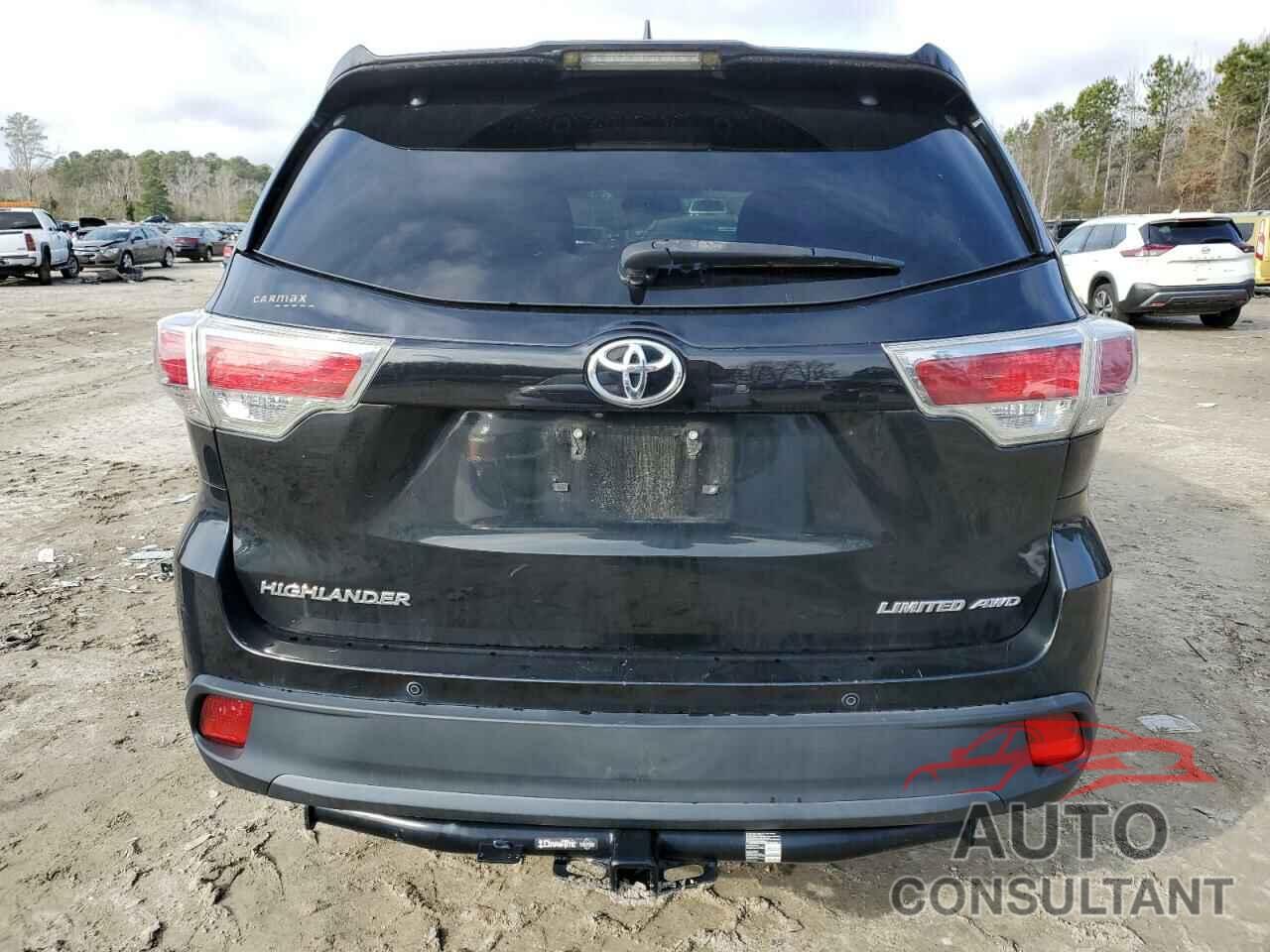 TOYOTA HIGHLANDER 2016 - 5TDDKRFH1GS238458