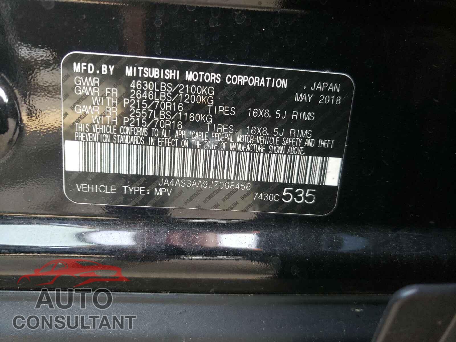 MITSUBISHI ECLIPSE 2018 - JA4AS3AA9JZ068456