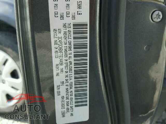 DODGE JOURNEY 2015 - 3C4PDCABXFT614490