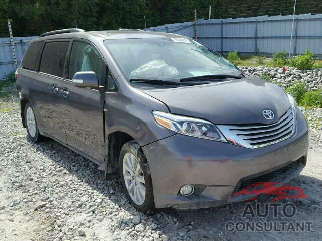 TOYOTA SIENNA 2017 - 5TDDZ3DC6HS162494