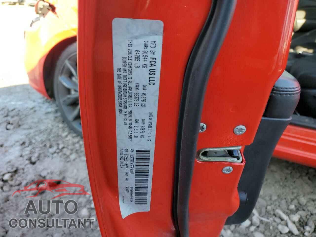 DODGE DART 2016 - 1C3CDFFA1GD816887