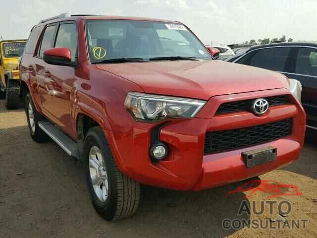 TOYOTA 4RUNNER 2016 - JTEBU5JR7G5286803