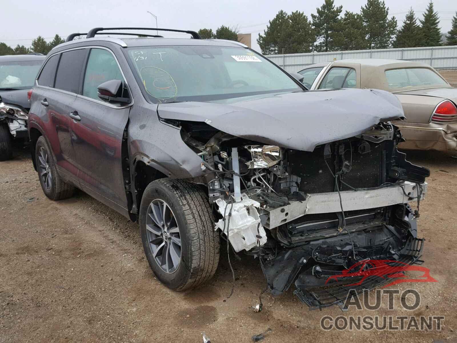 TOYOTA HIGHLANDER 2017 - 5TDJZRFH4HS418632