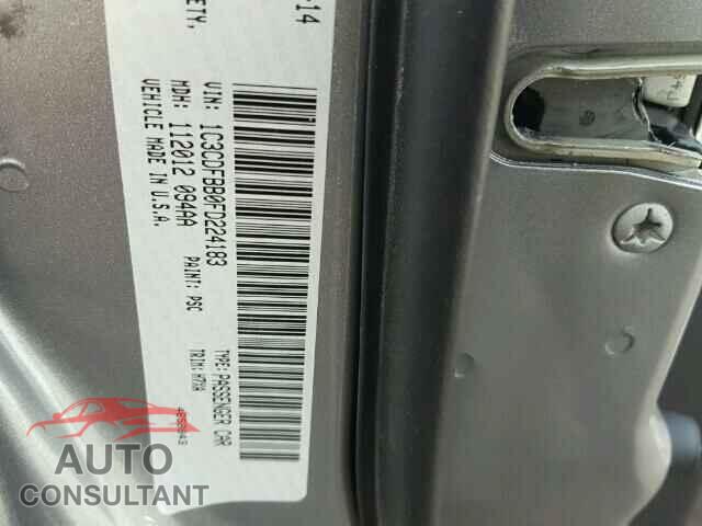 DODGE DART 2015 - 1C3CDFBB0FD224183
