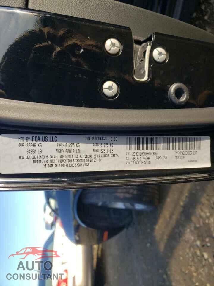 DODGE CHALLENGER 2019 - 2C3CDZAG5KH701685