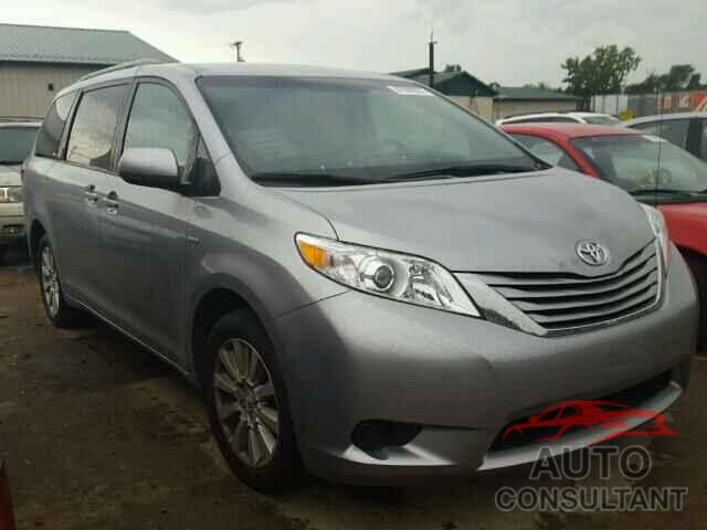 TOYOTA SIENNA 2017 - 5TDJZ3DC4HS166370