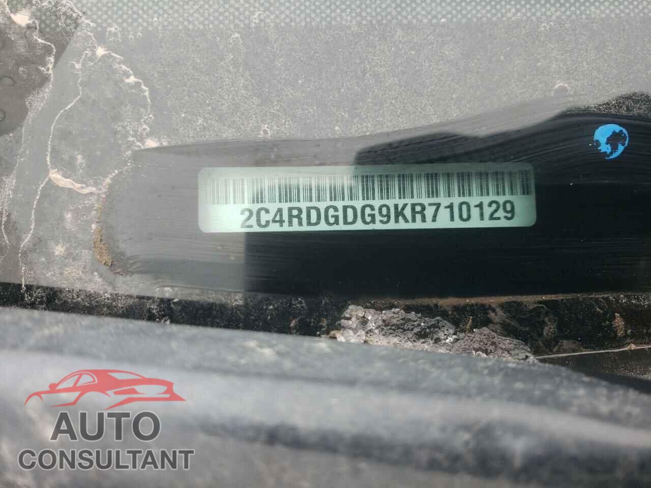 DODGE CARAVAN 2019 - 2C4RDGDG9KR710129