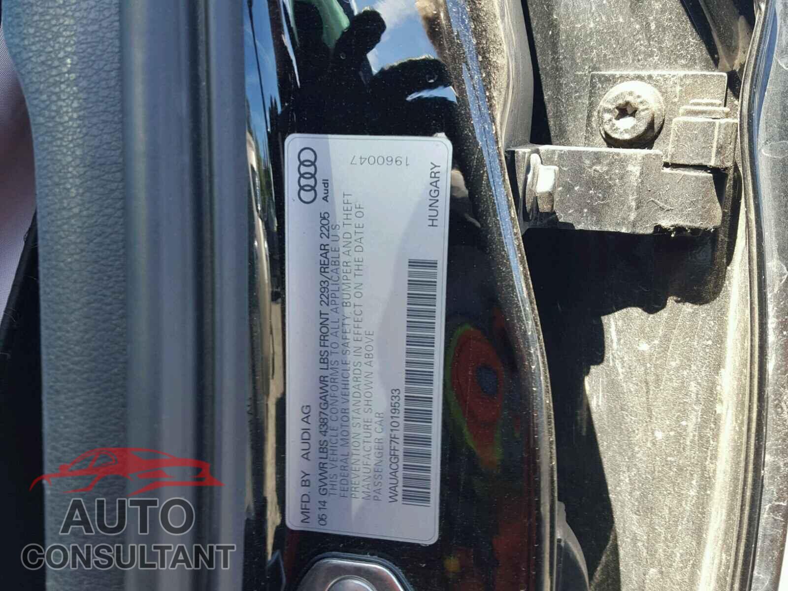 AUDI A3 2015 - WAUACGFF7F1019533